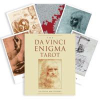 The Da Vinci Enigma Tarot kortos ir knyga Schiffer Publishing